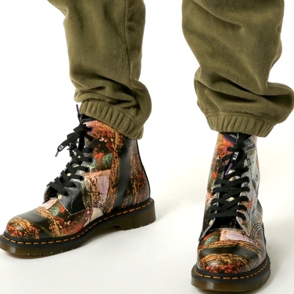 NEW DR MARTENS 1460 BLACK SABBATH LACE UP BOOTS - Picture 2 of 16